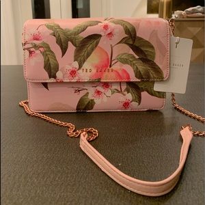 NWT Ted Baker Peach Blossom Crossbody